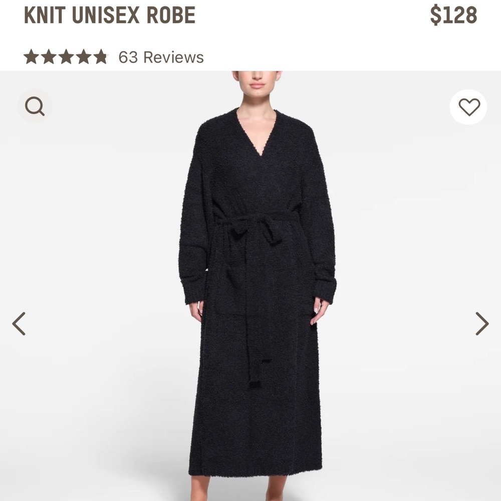 Grey Skims Robe - Picture 2 of 4